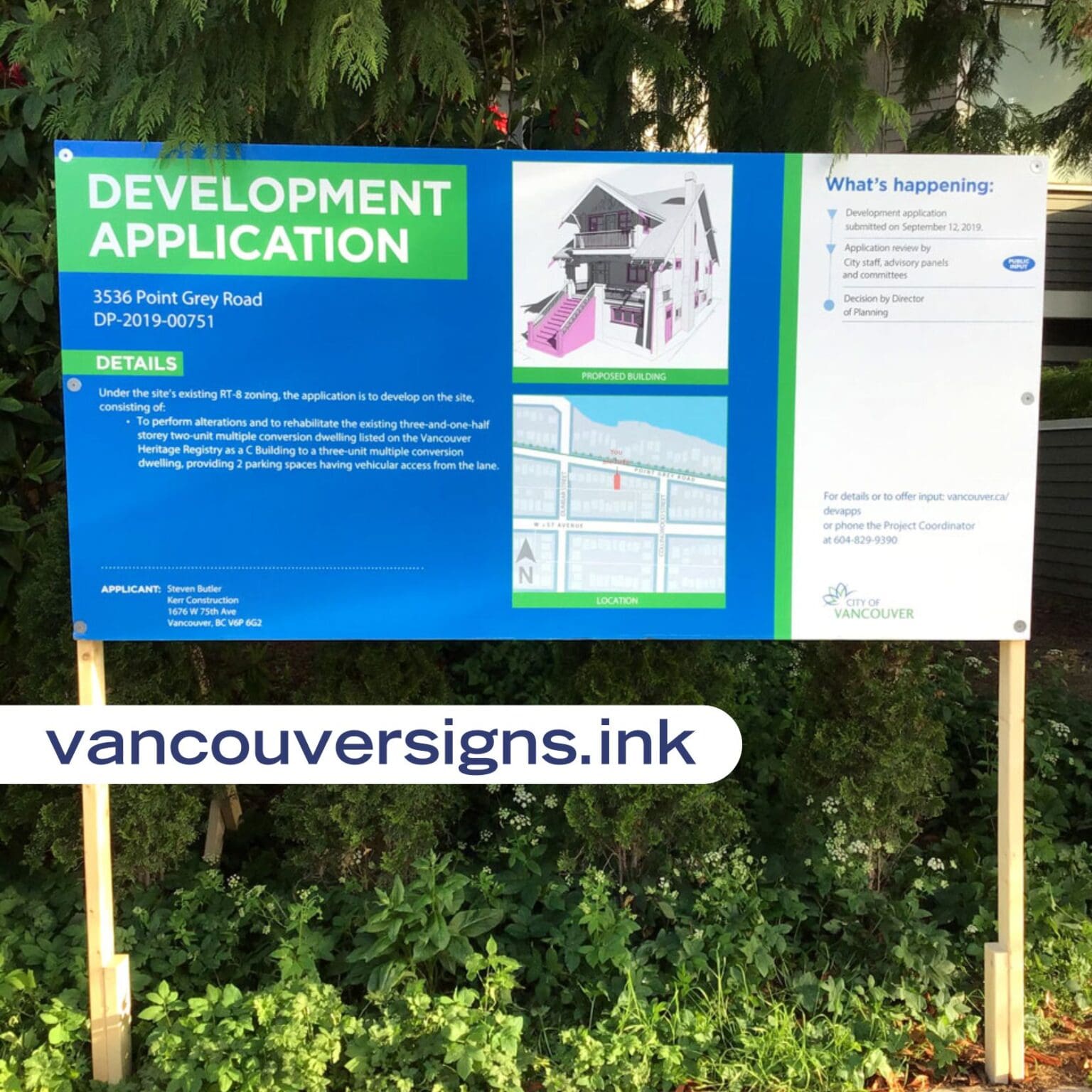 Development Permit Signs - VancouverSigns
