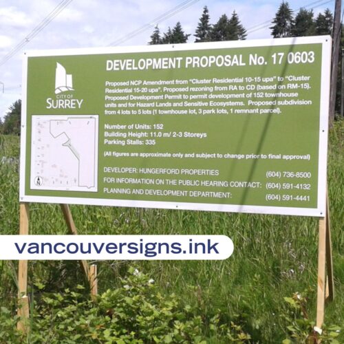 Development Permit Signs