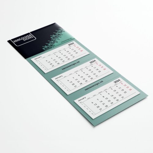 3 Panel Wall Calendar