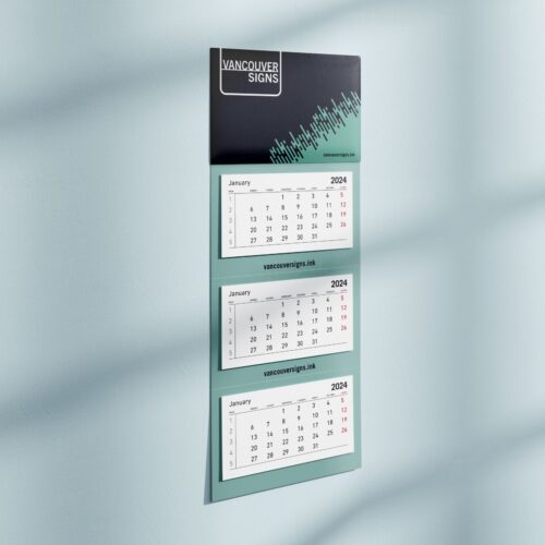 Wall Calendar (3 Panel)