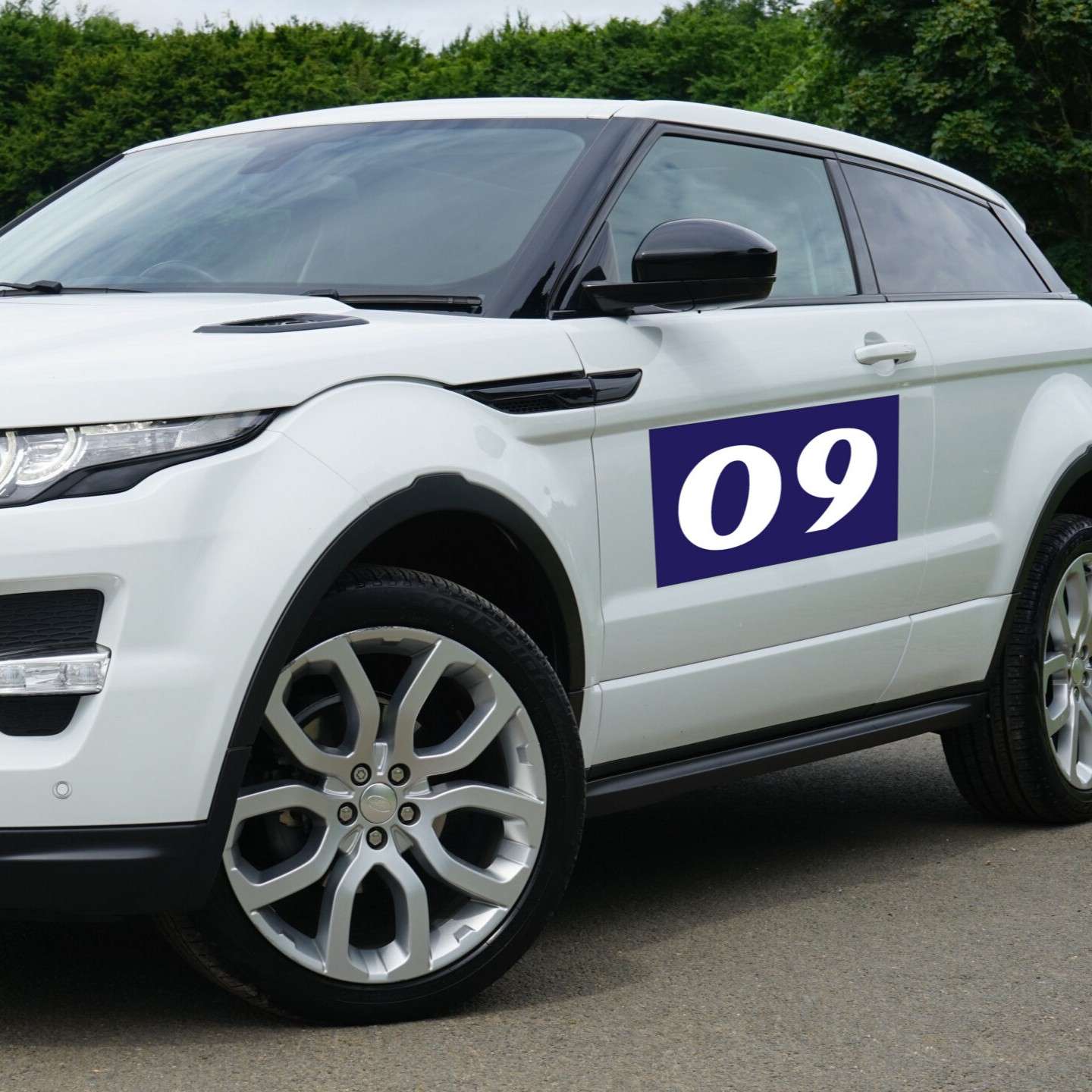 Heavy duty car magnets with laminate